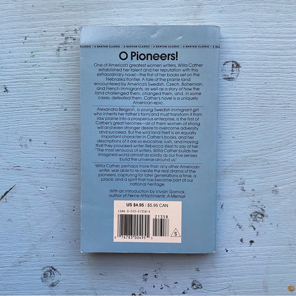 O Pioneers! by Willa Cather Paperback - Picture 6 of 6